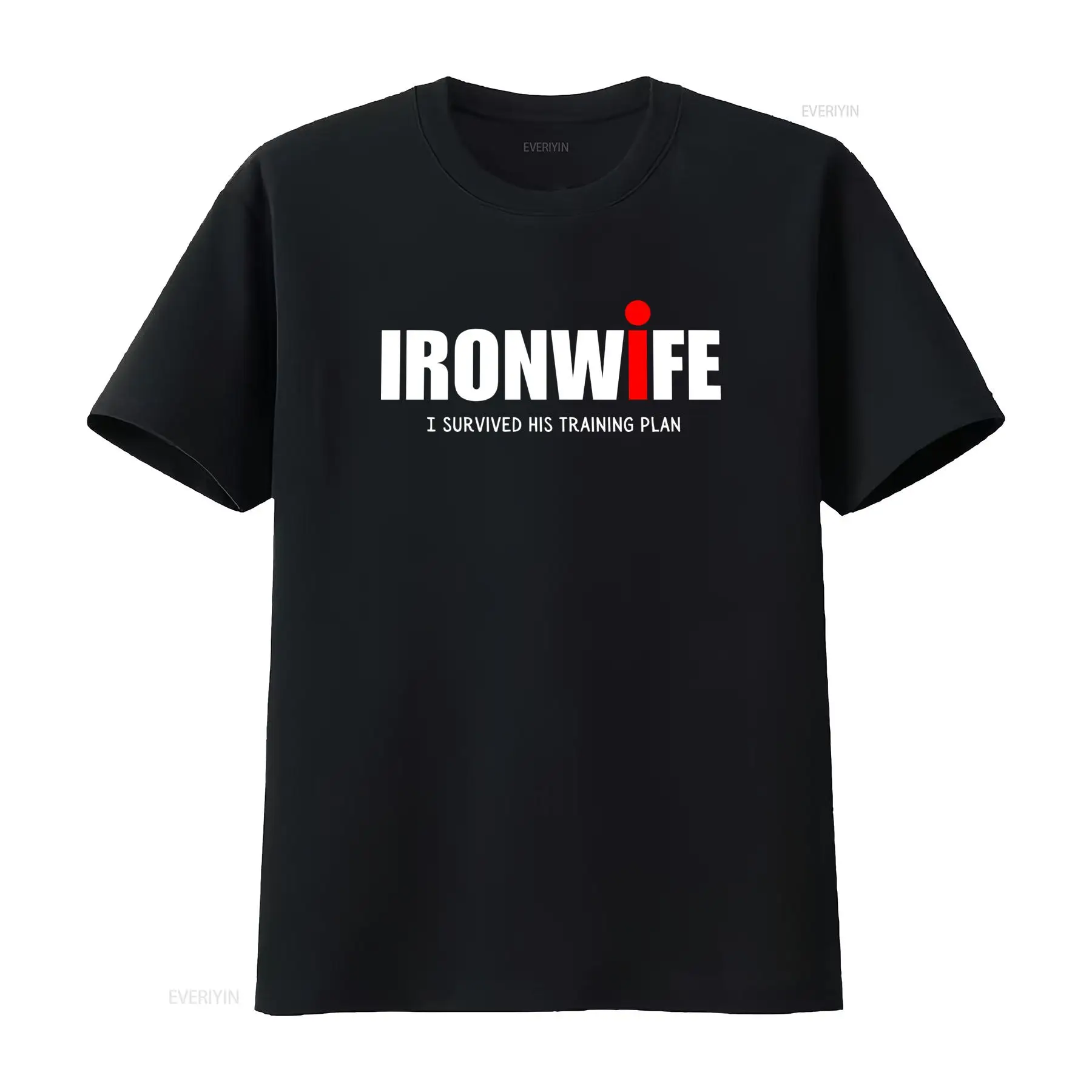 Vintage Cycling Gear - เสื้อยืด Ironwife สำหรับนักไตรกีฬา สนับสนุนนักไตรกีฬา ว่ายน้ำ ปั่นจักรยาน