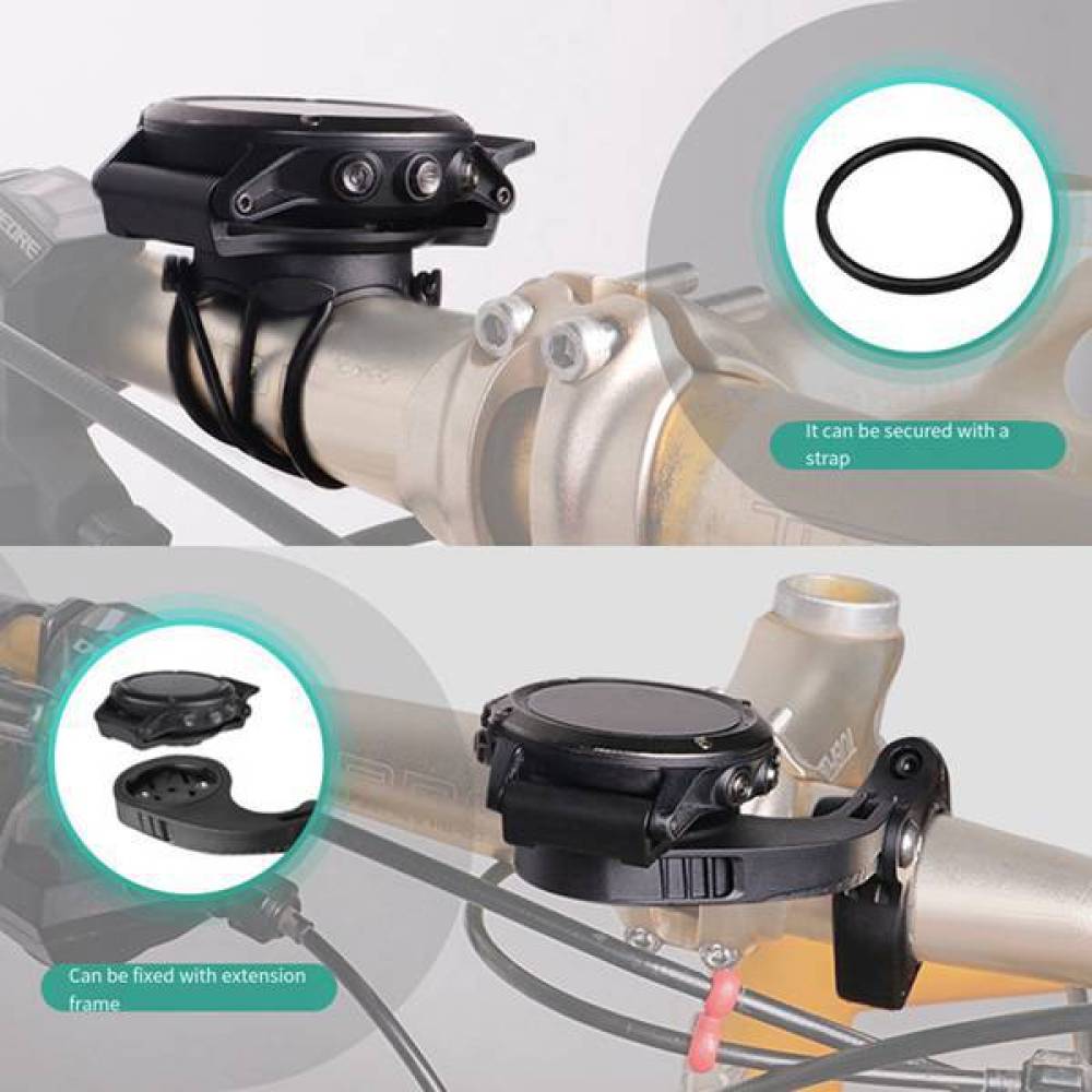 Cycling Gear Garmin - สายรัดข้อมือสำรองขนาด 26 มม. สีดำ สายนาฬิกาพลาสติก อุปกรณ์เสริมสำหรับอุปกรณ์กีฬาปั่นจักรยาน