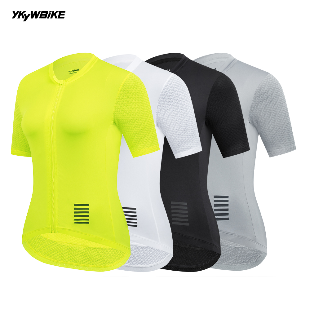 Ykyw Cycling Gear - Ykyw เสื้อขี่จักรยานเสือหมอบสำหรับผู้หญิง, เสื้อแขนสั้นสำหรับเสื้อเจอร์ซีย์นักปั่นฤดูร้อนเสื้อระบายอากาศ MTB Maillot เสื้อผ้าปั่นจักรยานผู้หญิง