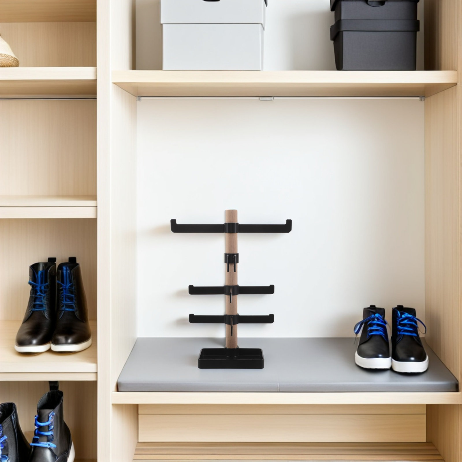 Cycling Gear Wall Storage - ที่จัดเก็บอุปกรณ์จักรยาน ที่แขวนอุปกรณ์ปั่นจักรยาน ที่เก็บแว่นตา ที่จัดเก็บอุปกรณ์ต่างๆ แบบติดผนังหรือโต๊ะ ที่แขวนแว่นกันแดดและแว่นตาป้องกัน