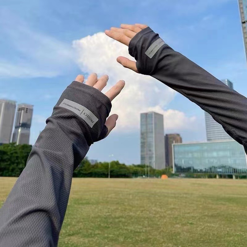 ปลอกแขนกันแดดแบบระบายอากาศ 1 ค - Cycling Gears บทวิจารณ์และราคา