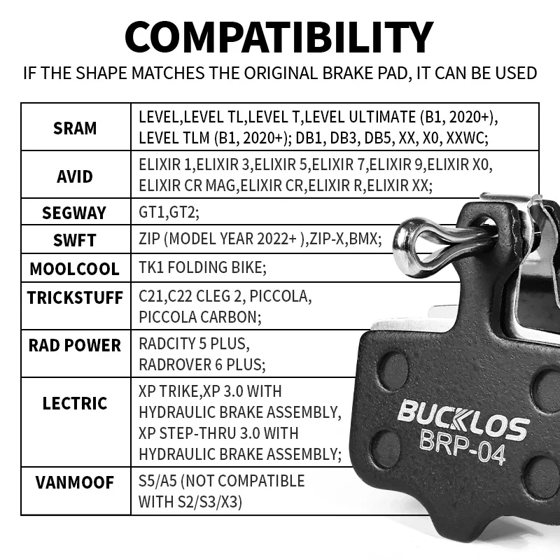 BUCKLOS เรซิ่นแผ่นดิสก์เบรคสํา - Ykyw Cycling Gear บทวิจารณ์และราคา