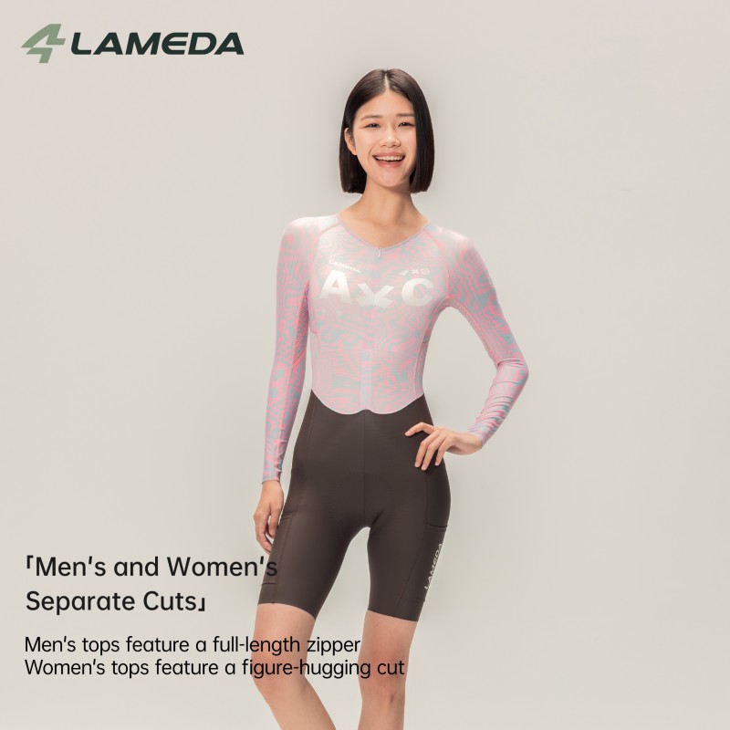 ชุดจั๊มสูทปั่นจักรยานแขนยาวสำห - Cycling Gear Women Sale บทวิจารณ์และราคา