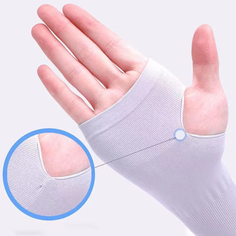 ปลอกแขนกันแดดผ้าไอซ์ซิลค์สำหรั - Cycling Gears บทวิจารณ์และราคา