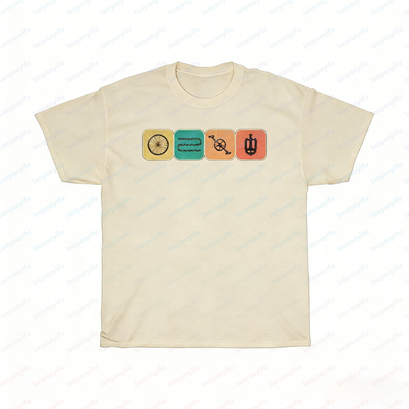 เสื้อยืดลายอะไหล่จักรยาน เสื้อ - Vintage Cycling Gear บทวิจารณ์และราคา