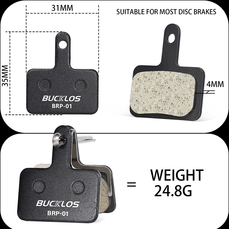 ผ้าเบรก BUCKLOS สำหรับจักรยานเ - Ykyw Cycling Gear บทวิจารณ์และราคา
